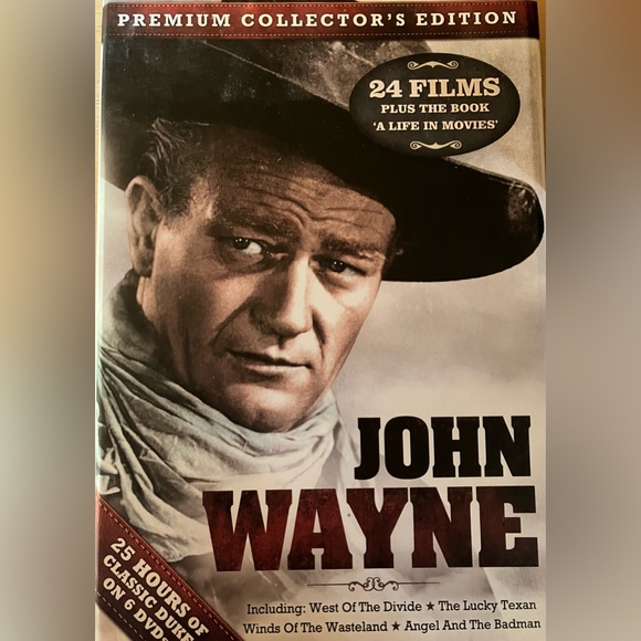 John Wayne DVD Set- 25 Hours/24 Films - Picture 1 of 13